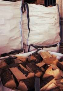 hardwood dumpy bags logs